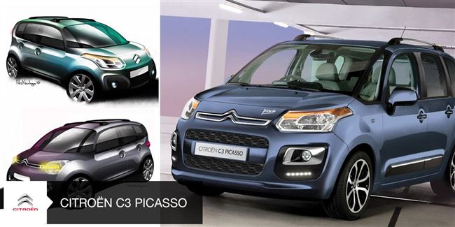 Габариты, расход топлива, двигатель, подвеска, кузов и другие техническиие характеристики Citroen C3 Picasso (Ситроен Си3 Пикассо) в каталоге  автомобилей.
