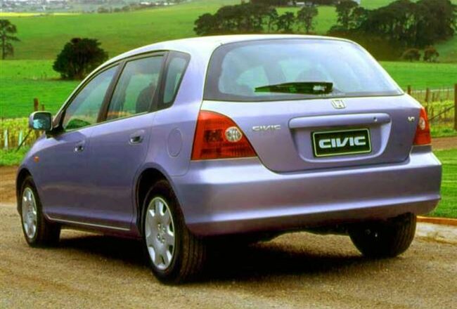 Honda Civic 2000, хэтчбек 5 дв., 7 поколение, EU (09.2000 - 08.2003) - технические характеристики и комплектации