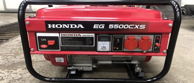 Как отличить настоящий генератор Honda eg5500cxs от подделки