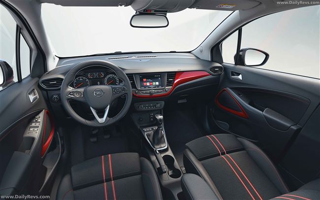 Opel Crossland X (1.2 AT, 110 л.c.) Внедорожник 5 дв.: 1 поколение рестайлинг (2020 – н.в.) - технические характеристики