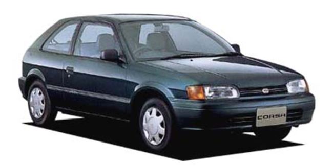 Технические характеристики Тойота Корса (Toyota Corsa) 1999 годов выпуска