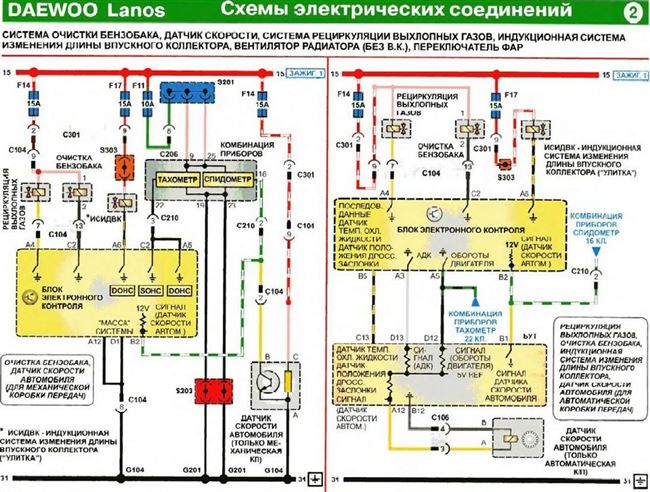 Особенности проверки и замены датчиков системы управления на Шевроле Ланос