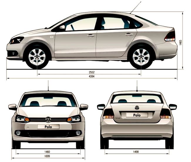 Технические характеристики Volkswagen Polo / Фольксваген Поло